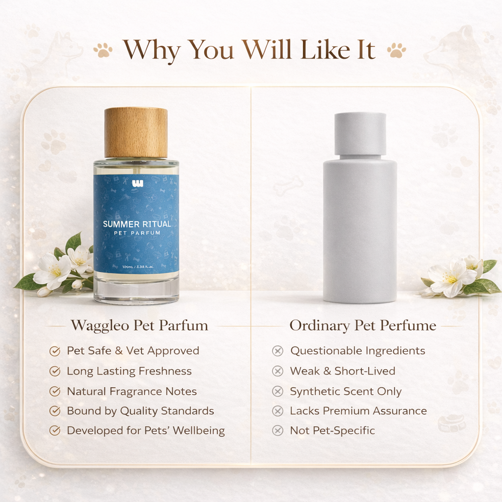 Waggleo Summer Ritual Pet Perfume – Fresh Cooling Deodorizer for Dogs & Cats
