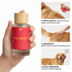 Waggleo Fruity Whiskers Pet Perfume – Apple Berry Deodorizer for Dogs & Cats