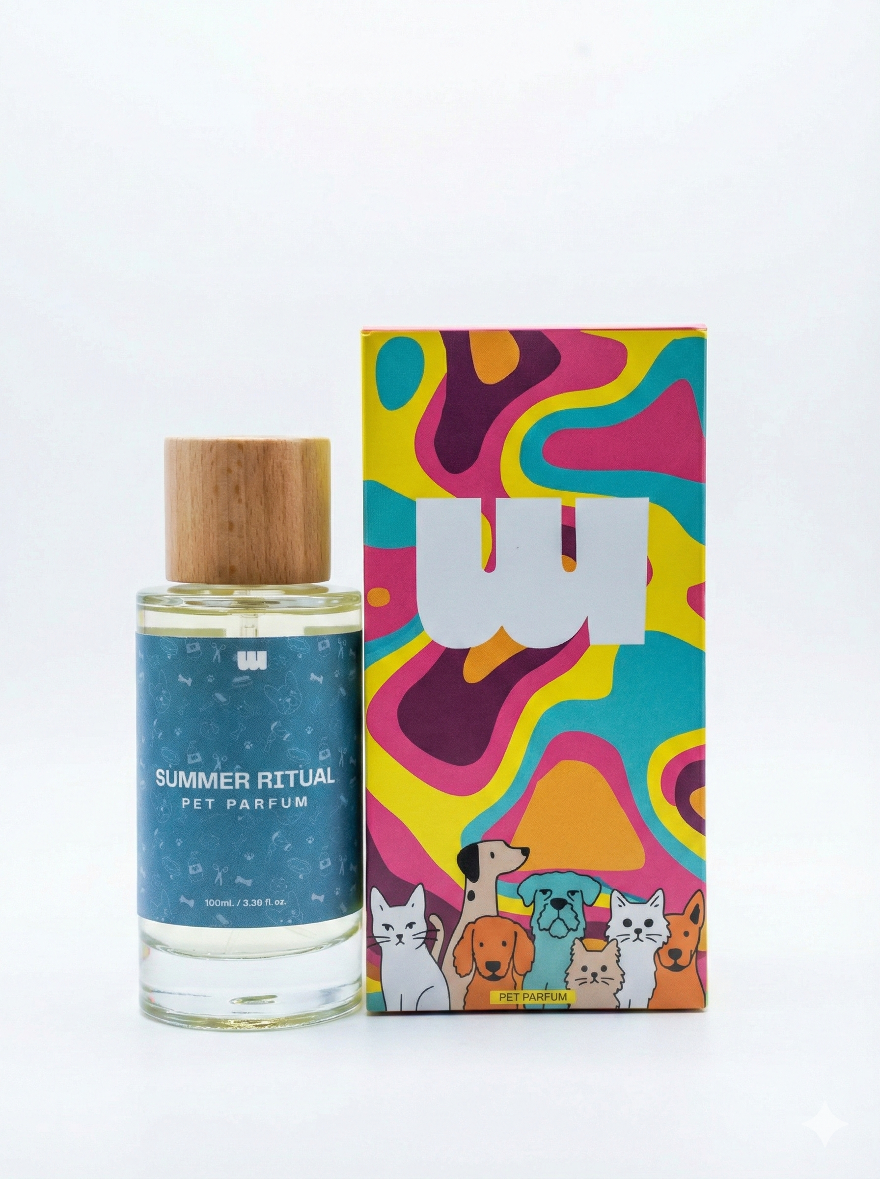 Waggleo Summer Ritual Pet Perfume – Fresh Cooling Deodorizer for Dogs & Cats