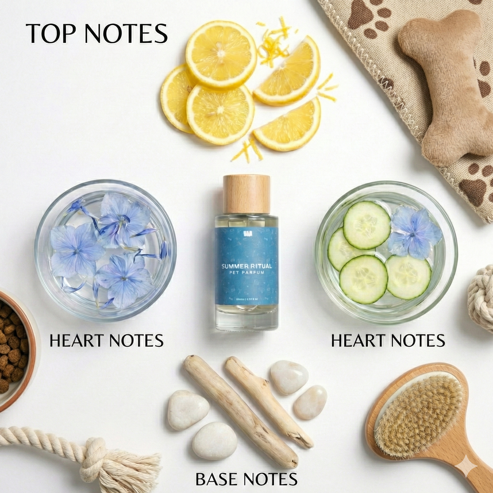 Waggleo Summer Ritual Pet Perfume – Fresh Cooling Deodorizer for Dogs & Cats