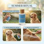 Waggleo Summer Ritual Pet Perfume – Fresh Cooling Deodorizer for Dogs & Cats